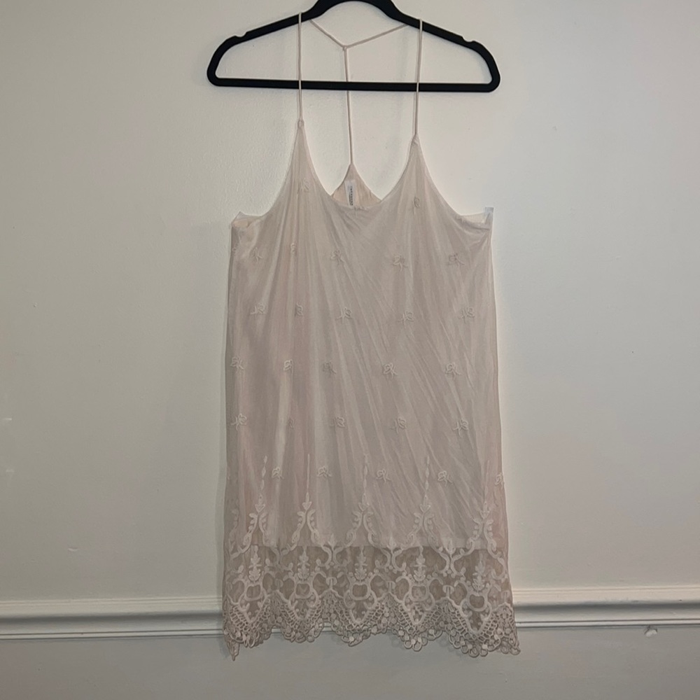 Aeropostale cream short dress
